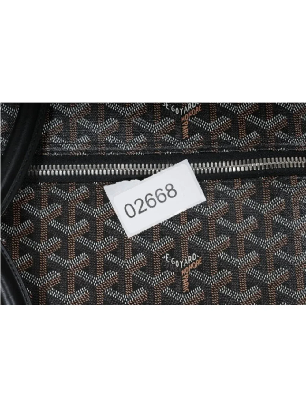 Goyard Black Goyardine Canvas Leather Majordome 60 Travel Trunk Luggage Bag